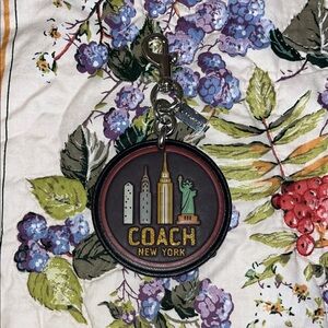 Coach New York Keychain